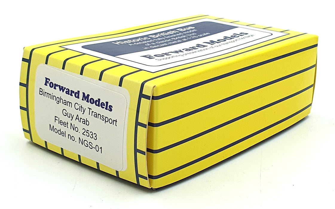 Forward Models 1/76 Scale NGS-01 - Guy Arab Birmigham City Transport Rt. 1