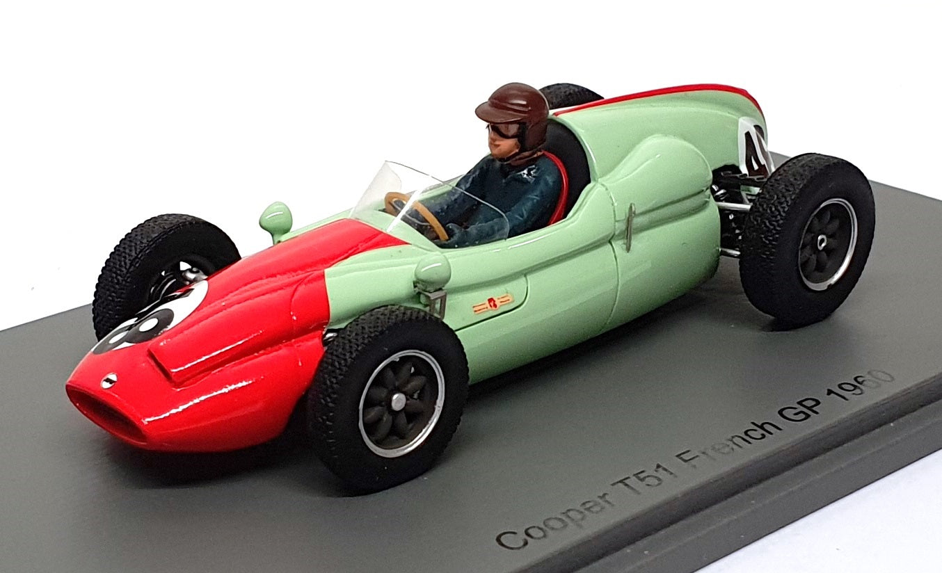 Spark 1/43 Scale S8053 - F1 Cooper T51 #48 French GP 1960 Bruce Halford