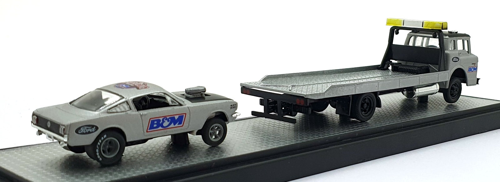 Castline M2 Machines 1/64 Scale R55 - 1990 Ford C-8000 & 1966 Mustang Gasser