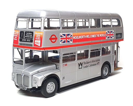 Sun Star 1/24 Scale 2906 SRM 25-850 DYE Queen's Silver Jubilee-Woolworth RM Bus