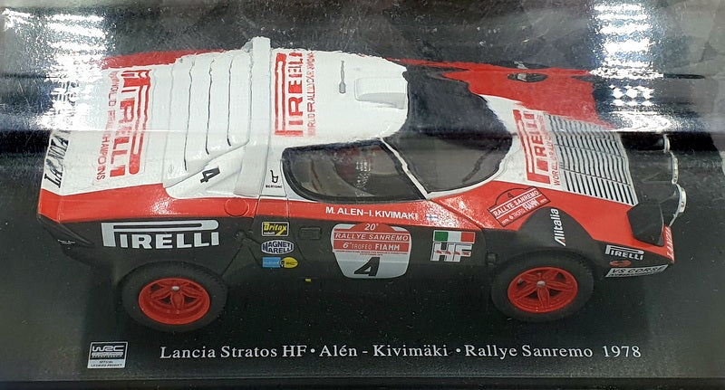 Hachette 1/24 Scale G113U025 - Lancia Stratos HF Sanremo 1978 M.Alen #4