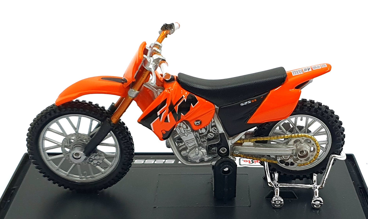 Maisto 1/18 Scale 04043 - KTM 525SX Motorbike - Orange