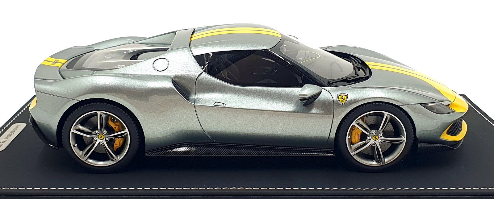 BBR 1/18 Scale P18211A - Ferrari 296 Assetto Fiorano - Grigio Coburn