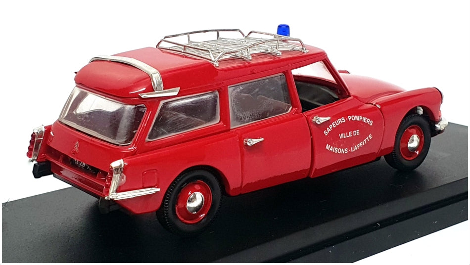 Rio Models 1/43 Scale 111 - Citroen ID19 Sapeurs Pompiers Fire Car - Red
