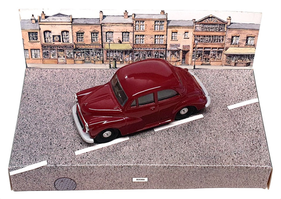 Corgi 1/43 Scale Diecast D702 - Morris Minor Saloon - Maroon