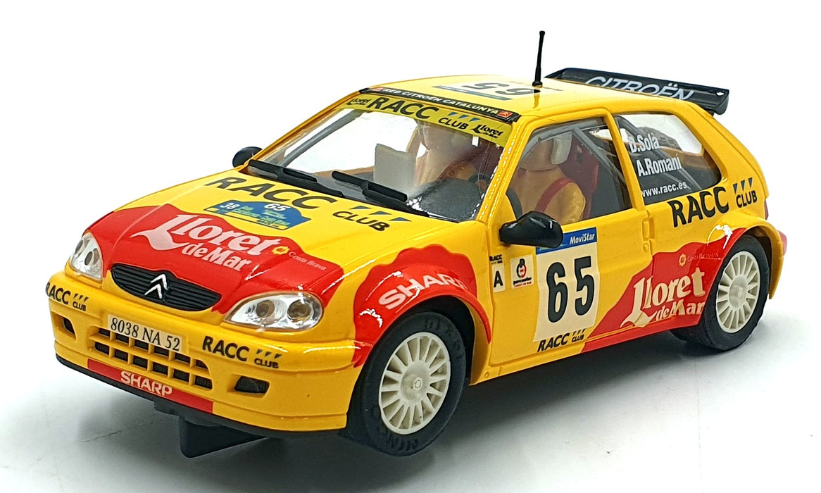 Ninco 1/32 Scale Slot Car 50266 - Citroen Saxo JWRC #65 "RACO" D.Sola