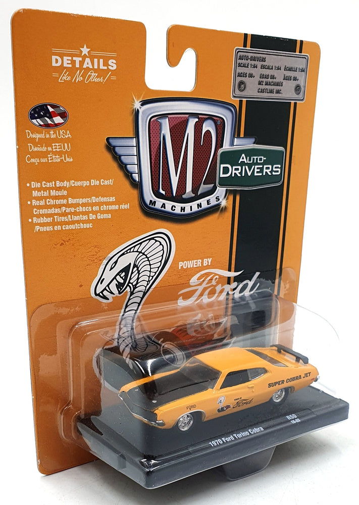 Castline M2 Machines 1/64 Scale R50 - 1970 Ford Torino Cobra - Orange