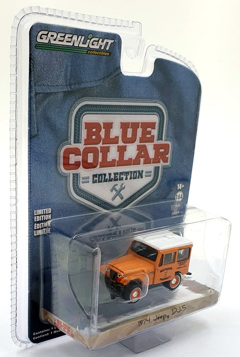 Greenlight 1/64 Scale 35200 - 1974 Jeep DJ-5 - Orange