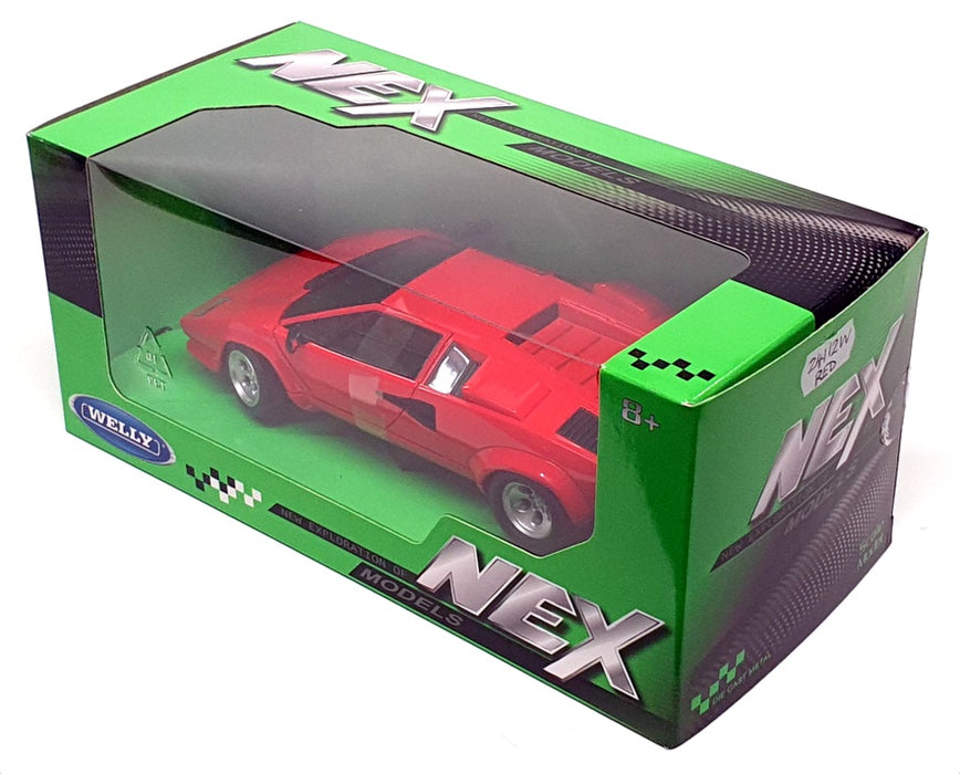 Welly NEX 1/24 Scale 24112W - Lamborghini Countach LP 5000 S - Red