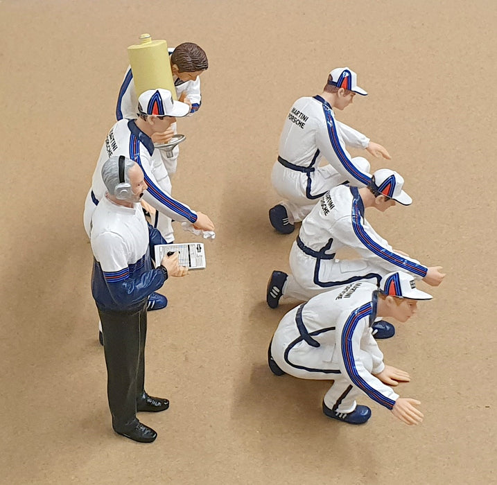 TSM 1/18 Scale TSM10AC05 - Pit Crew Figurines Team Martini Racing