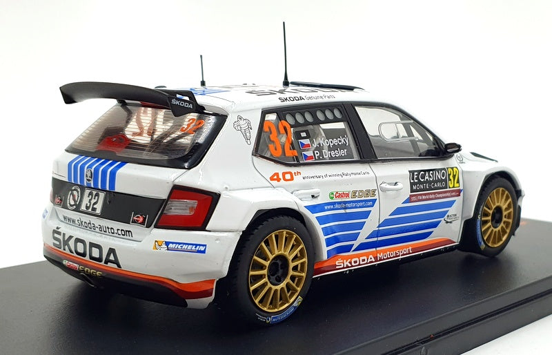 IXO Models 1/24 Scale 24RAL013B - Skoda Fabia R5 #32 Monte - Carlo 2017