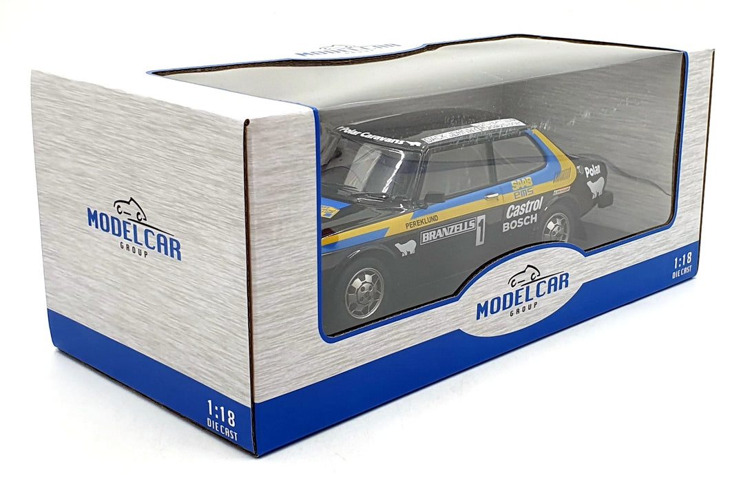 MCG 1/18 Scale Diecast MCG18825R - Saab 99 EMS Sweedish Rally #1 1977