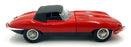 Polistil 1/16 Scale Diecast 22426C - Jaguar XK E-Type Cabriolet - Red/Black