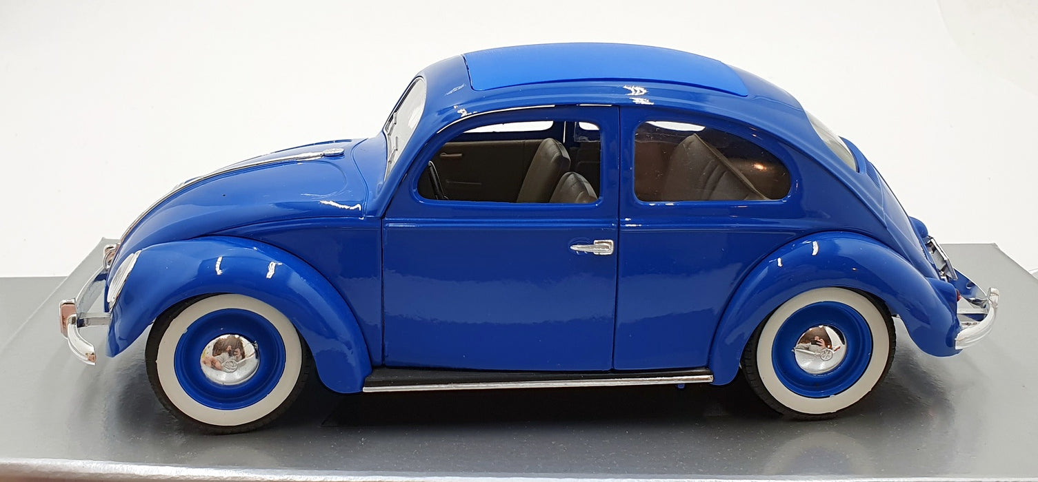 Majorette 1/18 Scale Diecast 4406 - 1958 Volkswagen Coccinelle Beetle - Blue