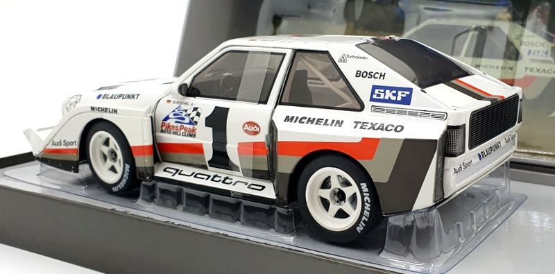 Werk83 1/18 Scale Diecast W1802801C - Audi S1 #1 1st Pikes Peak 1987 - Rohrl