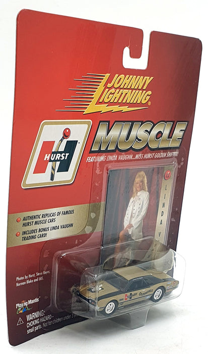 Johnny Lightning 1/64 Scale 295-01 - 1969 Hurst Oldsmobile Dual-Engine - Gold