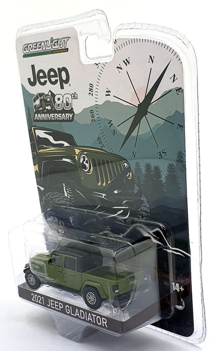 Greenlight 1/64 Scale 28080-F - 2021 Jeep Gladiator 80th Anniversary