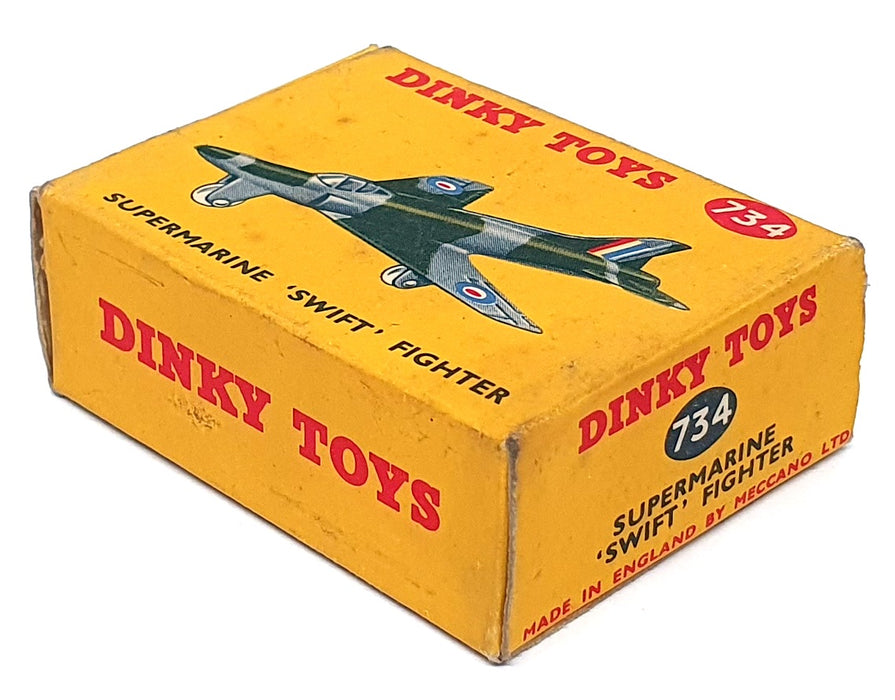 Dinky Toys Original Diecast 734 - Supermarine Swift Fighter Military Aircraft