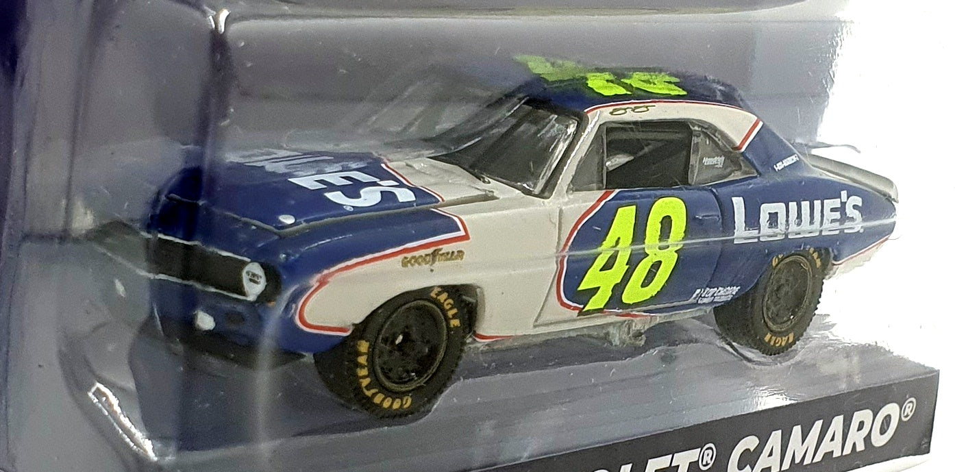 Greenlight 1/64 Scale 30493 - 1969 Chevrolet Camaro #48 1st Win Tribute Johnson