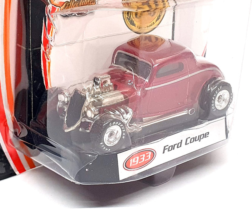 Matchbox 50 1952-2002 1/64 Scale 96977 - 1933 Ford Coupe - Dk. Red