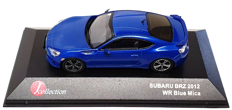 J Collection 1/43 Scale Diecast JC244 - 2012 Subaru BRZ - Blue