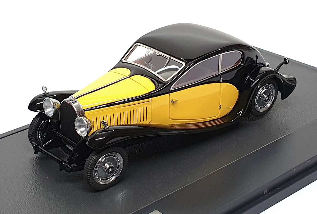 Matrix 1/43 Scale MX40205-011 - 1930 Bugatti Type 46 Superprofile - Yellow/Black