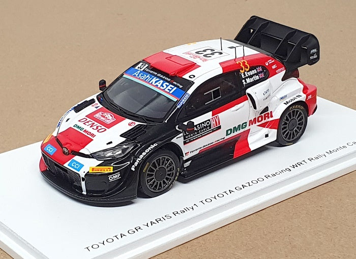 Spark 1/43 Scale S6691 - Toyota GR Yaris #33 Monte Carlo Rally 2022