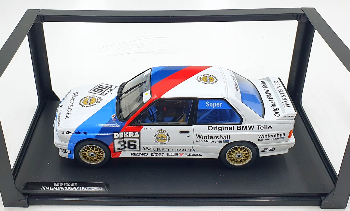 Solido 1/18 Scale S1801524 - BMW E30 M3 DTM 1989 Soper #36