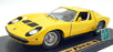 Anson 1/18 Scale Diecast 30302-W - Lamborghini Miura - Yellow