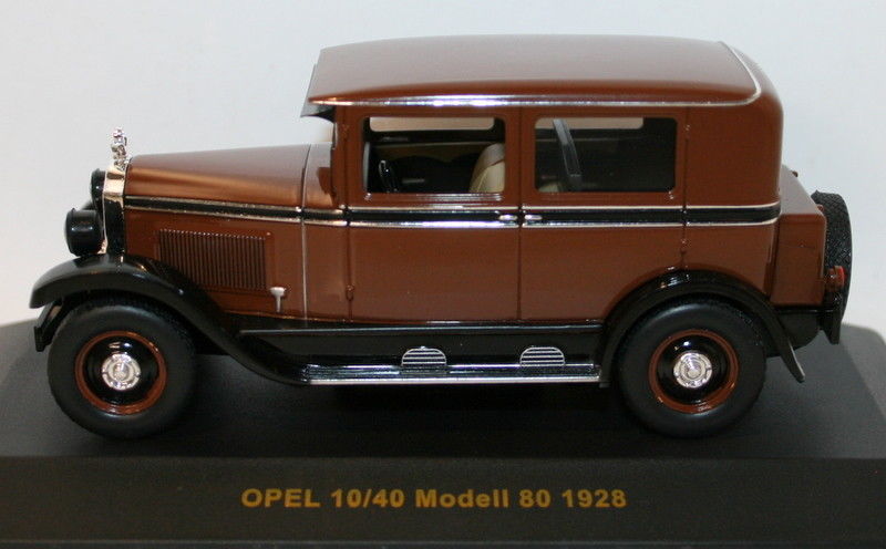 Ixo Museum 1/43 Scale MUS056 - Opel 10/40 Modell 80 1928 - Brown