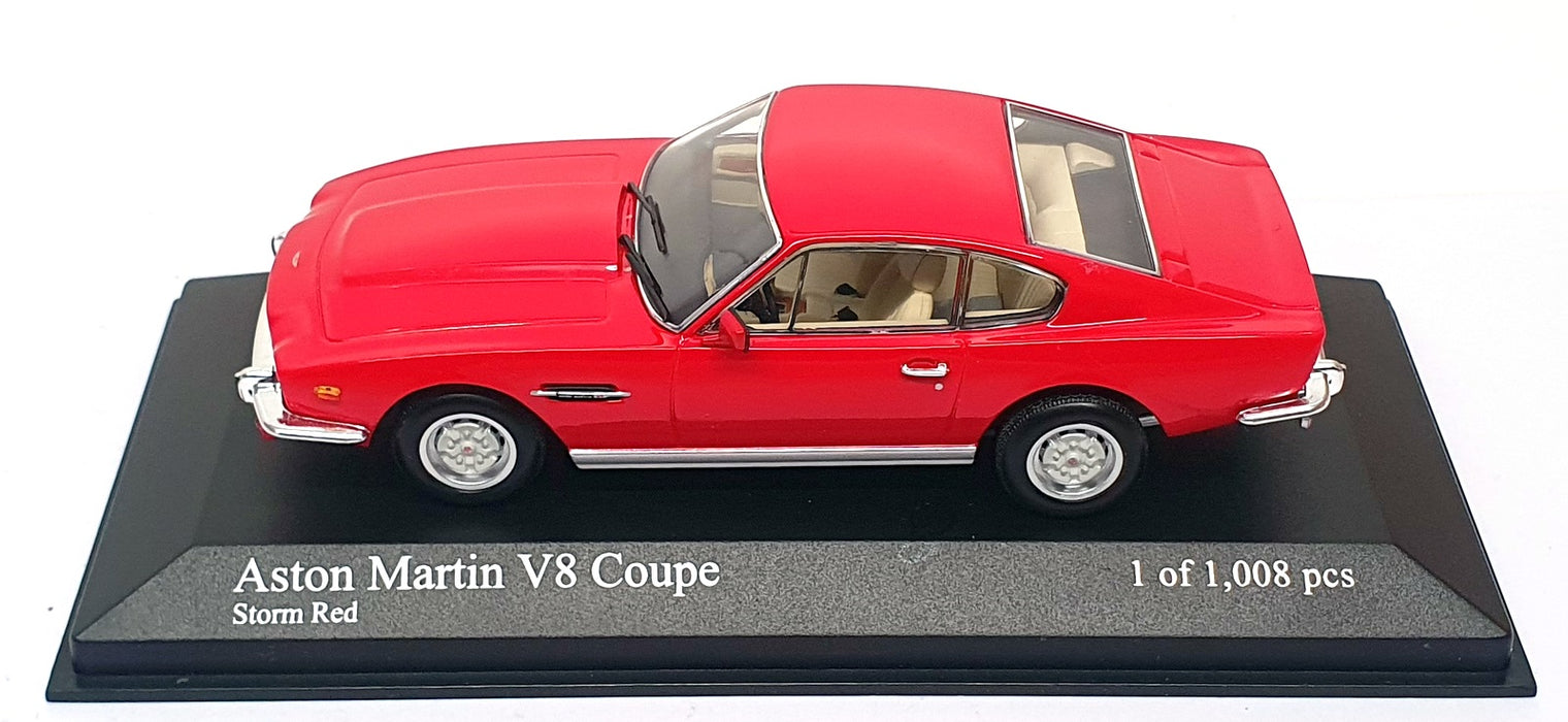 Minichamps 1/43 Scale 400 137721 - 1987 Aston Martin V8 Coupe - Red