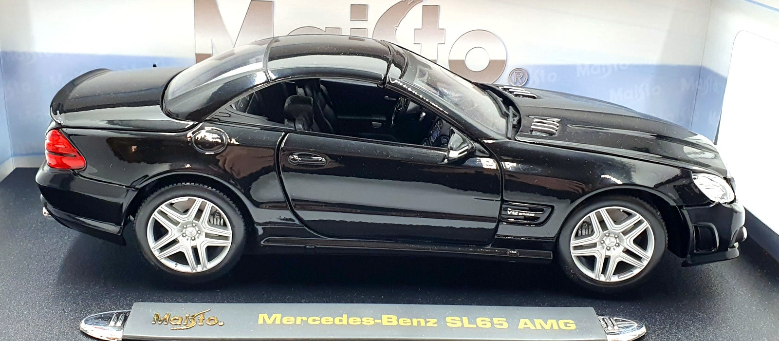 Maisto 1/18 Scale Diecast 36193 - Mercedes Benz SL65 AMG - Black