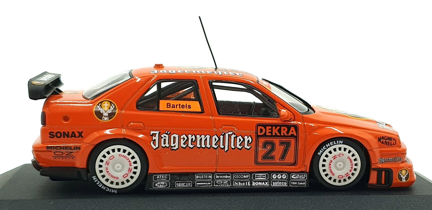 Minichamps 1/43 Scale 430 940127 - Alfa Romeo 155 V6 TI #27 1994 Jagermeister