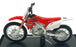 Maisto 1/18 Scale 34007-10021 - Honda CRF45OR Motorbike - Red