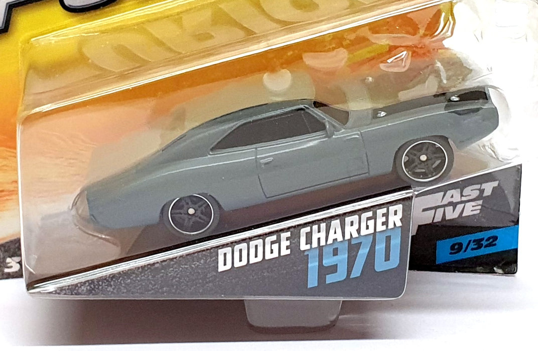 Mattel 1/55 Scale FCF35 9/32 - 1970 Dodge Charger Fast & Furious - Matt Grey