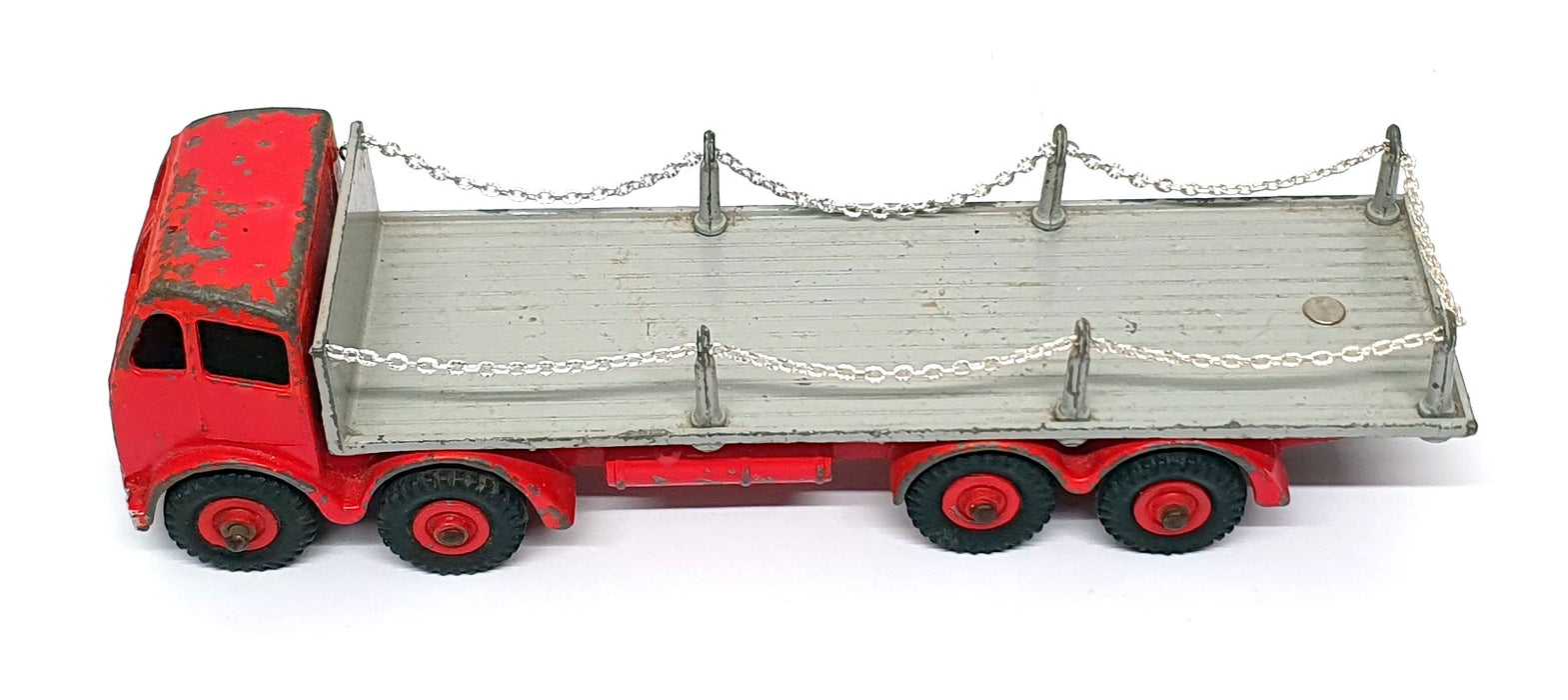 Dinky Supertoys 30526A - Foden Flatbed Lorry With Chains - Red/Grey