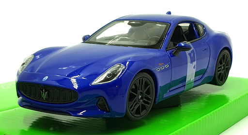 Welly NEX 1/24 Scale Diecast 24125W-M.BU - Maserati Granturismo Flogore Blue