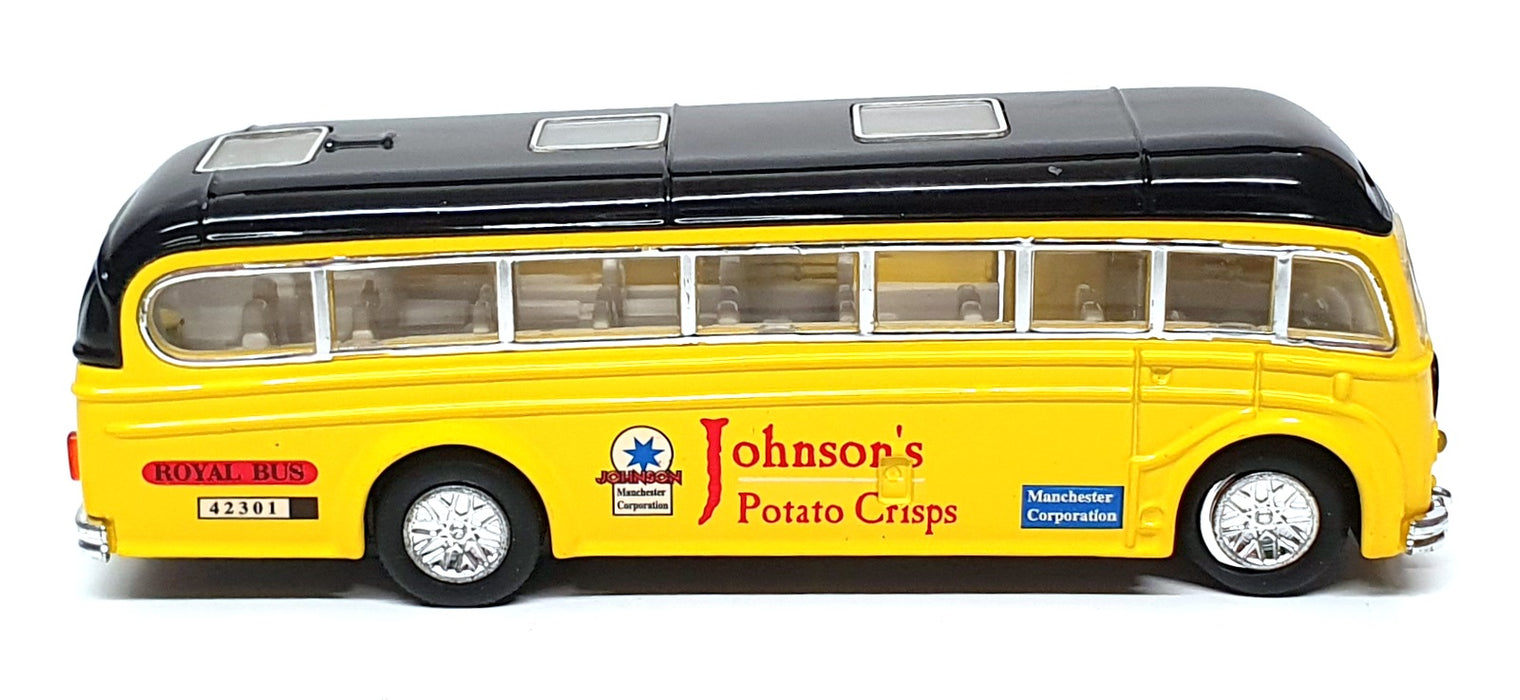 Superior Models 1/64 Scale SS5856W - Pull Back Action Malta Bus - Yellow/Black
