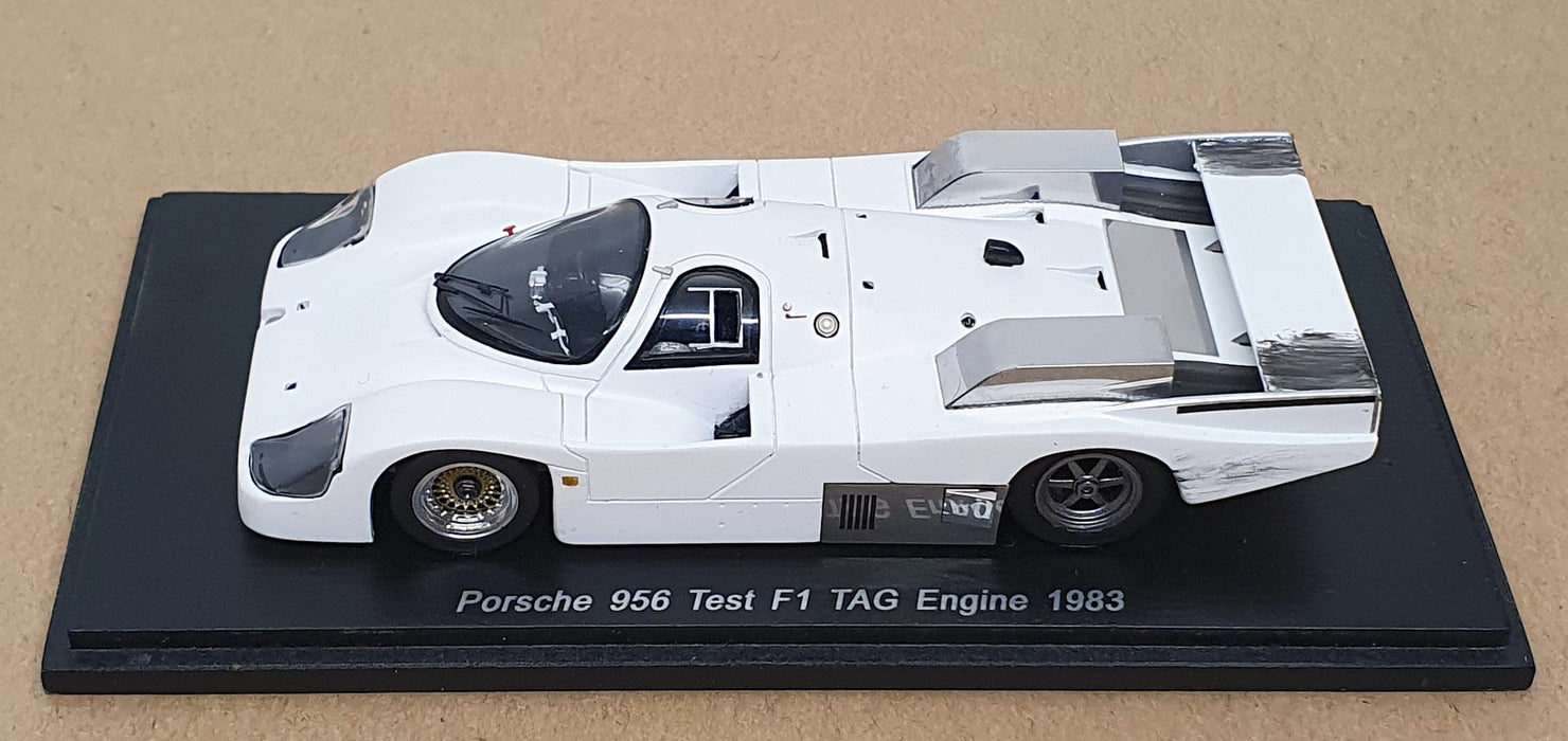 Spark Model 1/43 Scale S3410 - Porsche 956 Test F1 TAG Engine 1983 - White