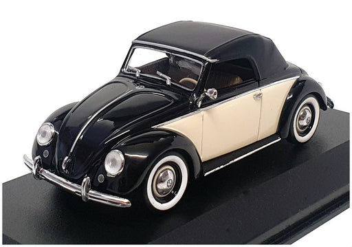 Minichamps 1/43 Scale MIN 052140 - VW Hebmuller Softtop - Black/Cream