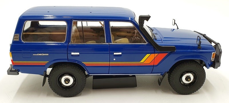 Kyosho 1/18 Scale Diecast 08956XBL - Toyota Land Cruiser 60 - Blue
