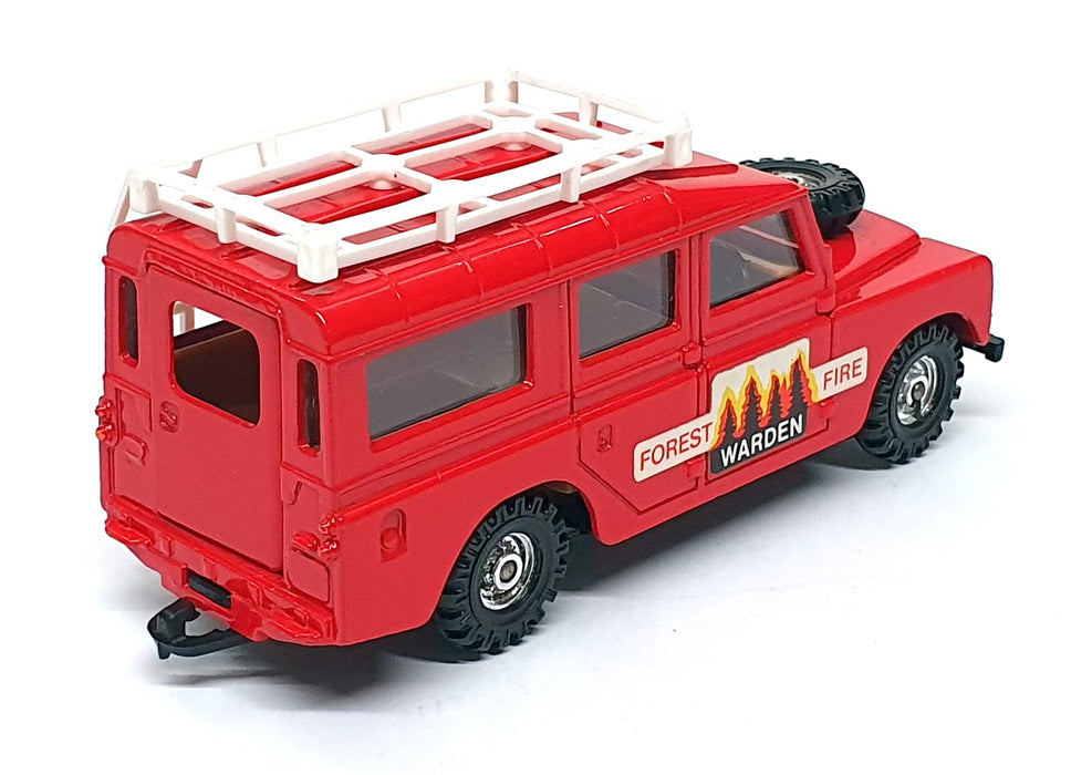 Corgi 12.5cm Long Original Diecast 421 Land Rover 109WB Forest Fire Warden - Red