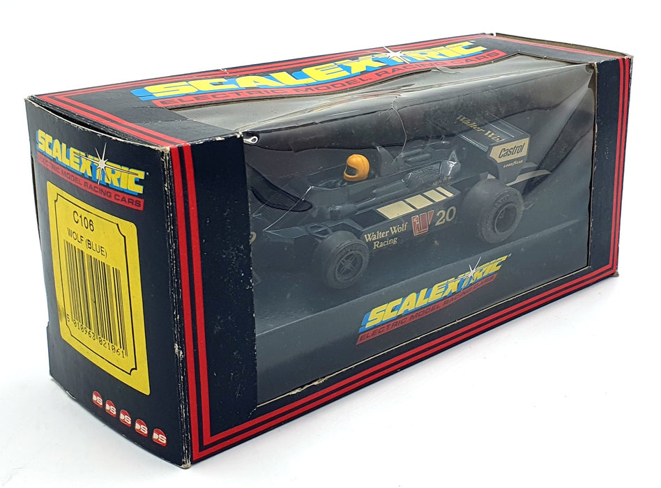 Scalextric 1/32 Scale Slotcar C106 - Walter Wolf Racing #20 - Blue