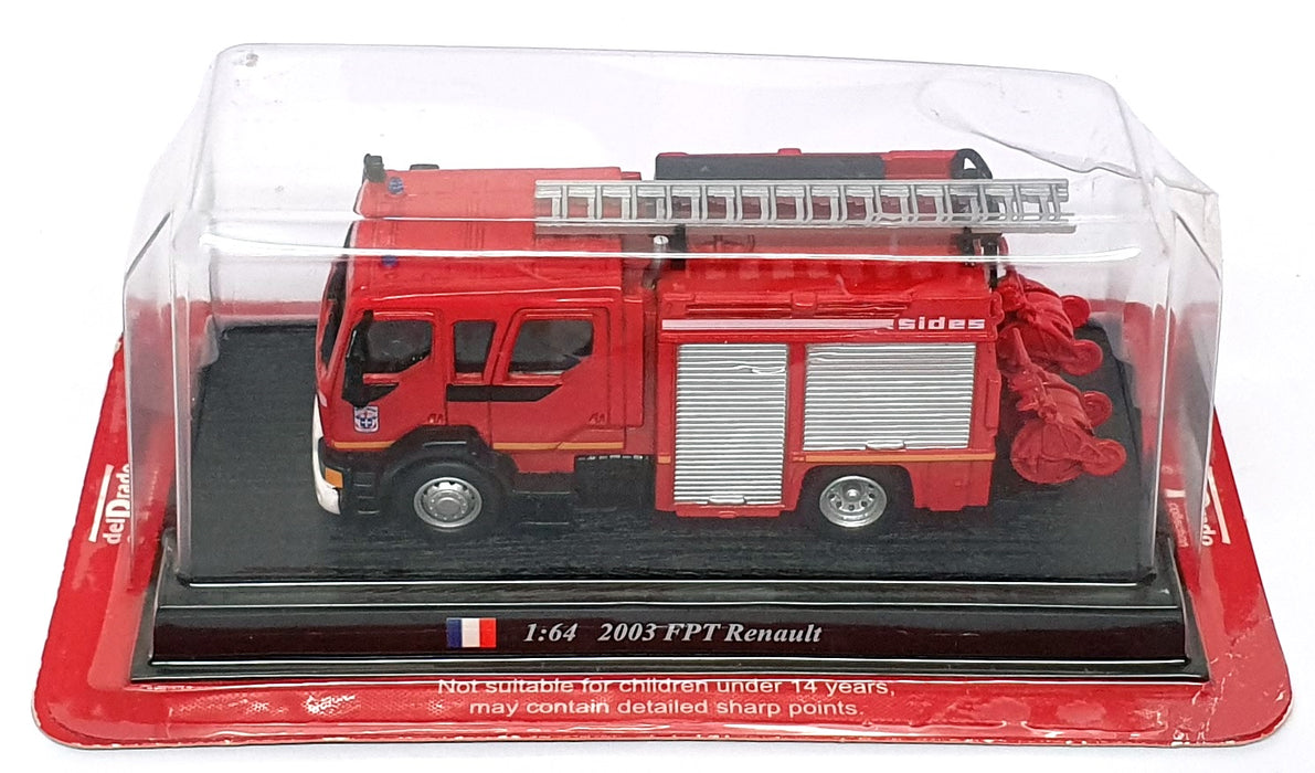 Del Prado 1/64 Scale FEN82 - 2003 Renault FPT Fire Engine - Red