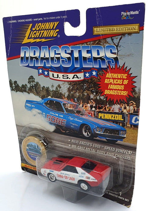 Johnny Lightning 1/64 Scale 320-100 Dragsters USA 1969 Drag-On Lady - S. Shahan