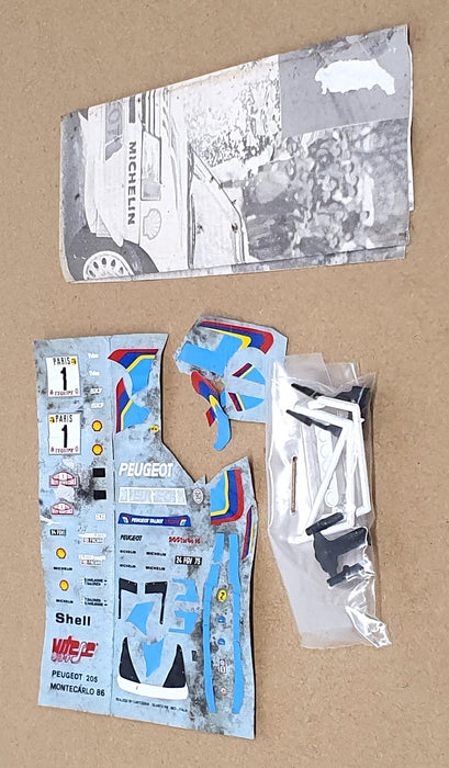 Vitesse 1/43 Scale 302 - Peugeot 205 Turbo Evo 2 Monte Carlo 1986