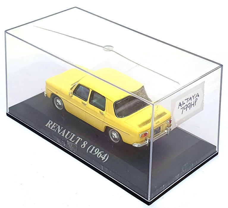 Altaya 1/43 Scale Diecast 799HP - 1964 Renault 8 - Yellow