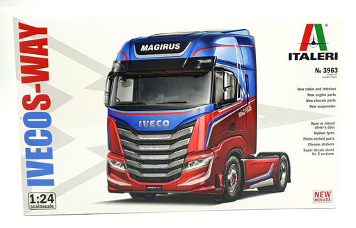 Italeri 1/24 Scale Unassembled Kit 3963 - Iveco S-Way Truck