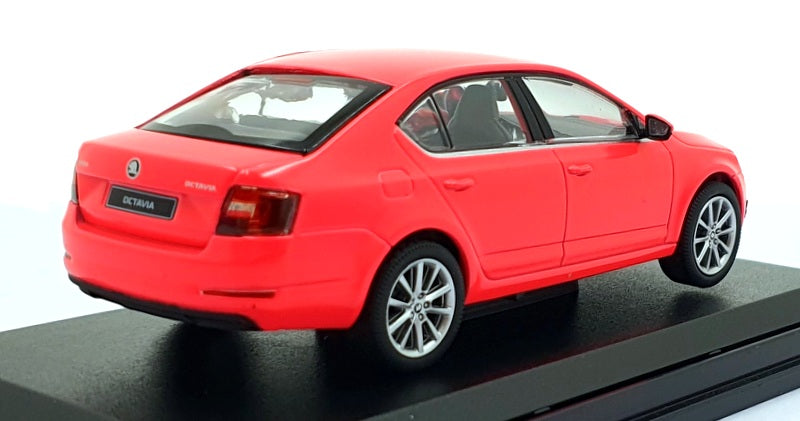 Abrex 1/43 Scale Diecast 143AB-026BW - 2012 Skoda Octavia III - Neon Pink