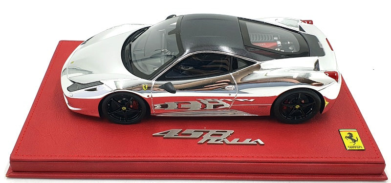 BBR 1/18 Scale Resin P1813CROME - Ferrari 458 Italia - Chrome